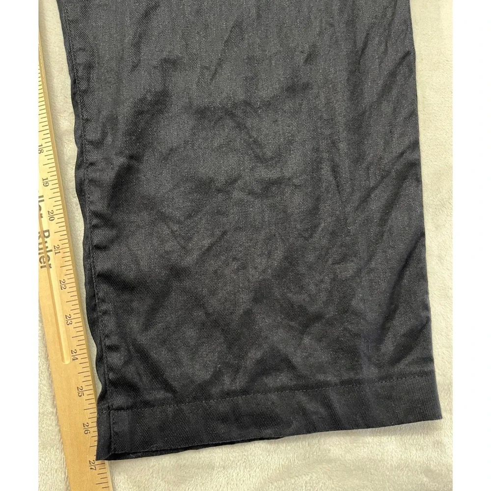 Tommy Bahama Boracay Pants Mens 3XL Big Blue Linen Blend Elastic Waist Trouser